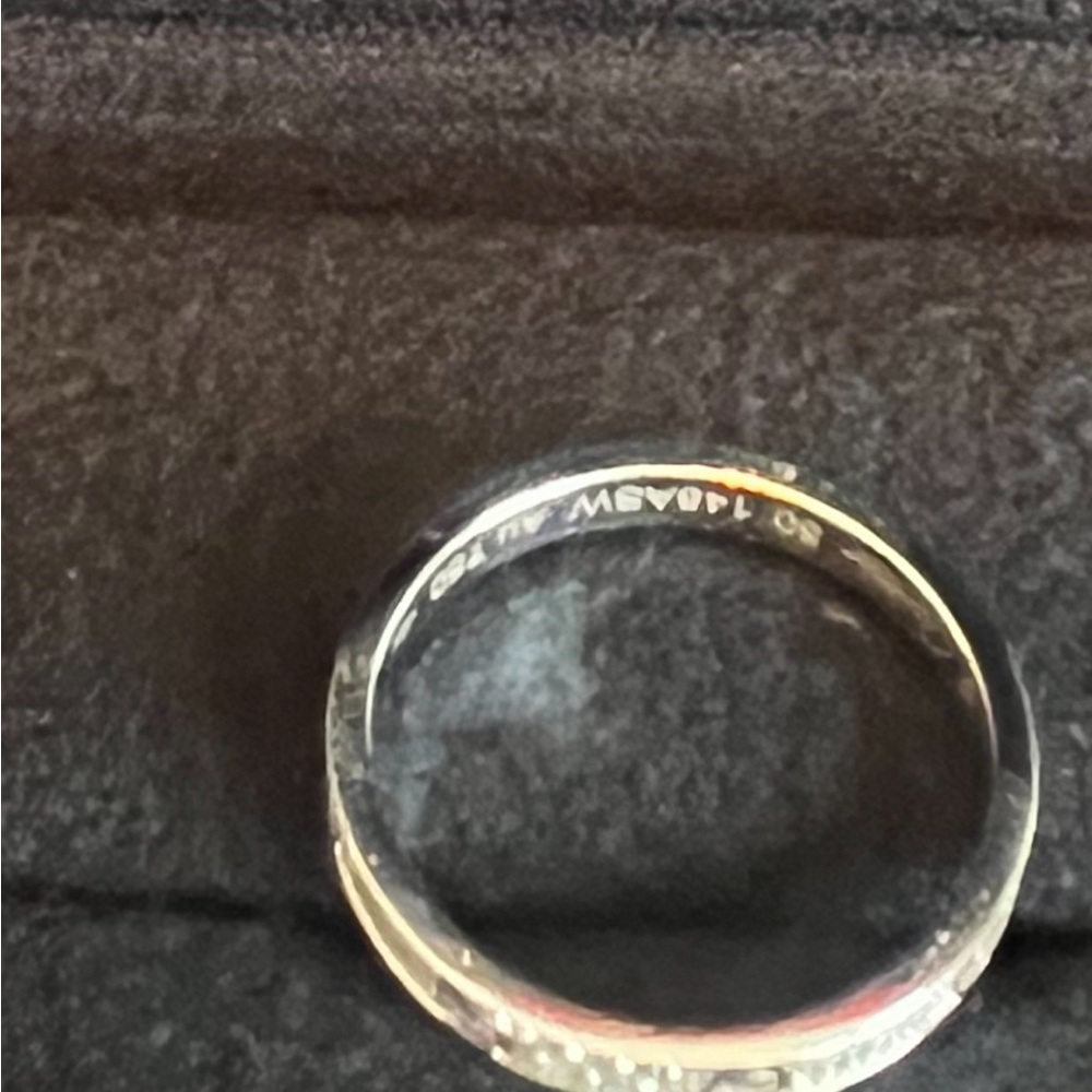 Cartier Silver Diamond Ring - Picture 7 of 12